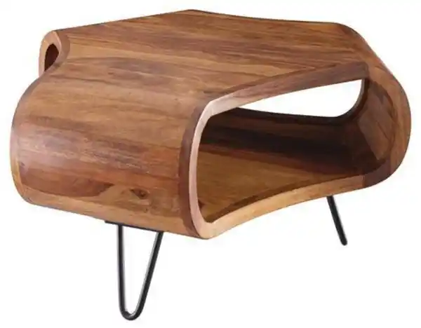 Bild 1 von Couchtisch Sheesham massiv ca. 55x55 cm, Sheeshamfarben