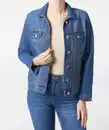 Bild 1 von Jeansjacke mit Knöpfung, jeansblau dunkel