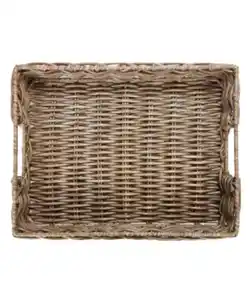 Dekotablett Rattan, naturfarben