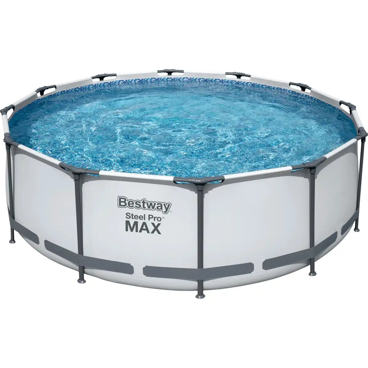 Bild 1 von Bestway Stahlrahmen-Pool Set Steel Pro Max Frame Ø 366 cm x 100 cm Rund