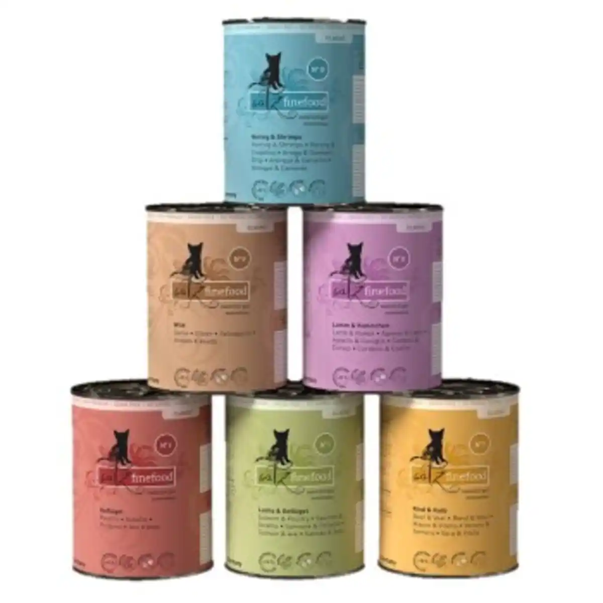 Bild 1 von Catz finefood Nassfutter Katze Classic Adult 6x400 g Multipack 1