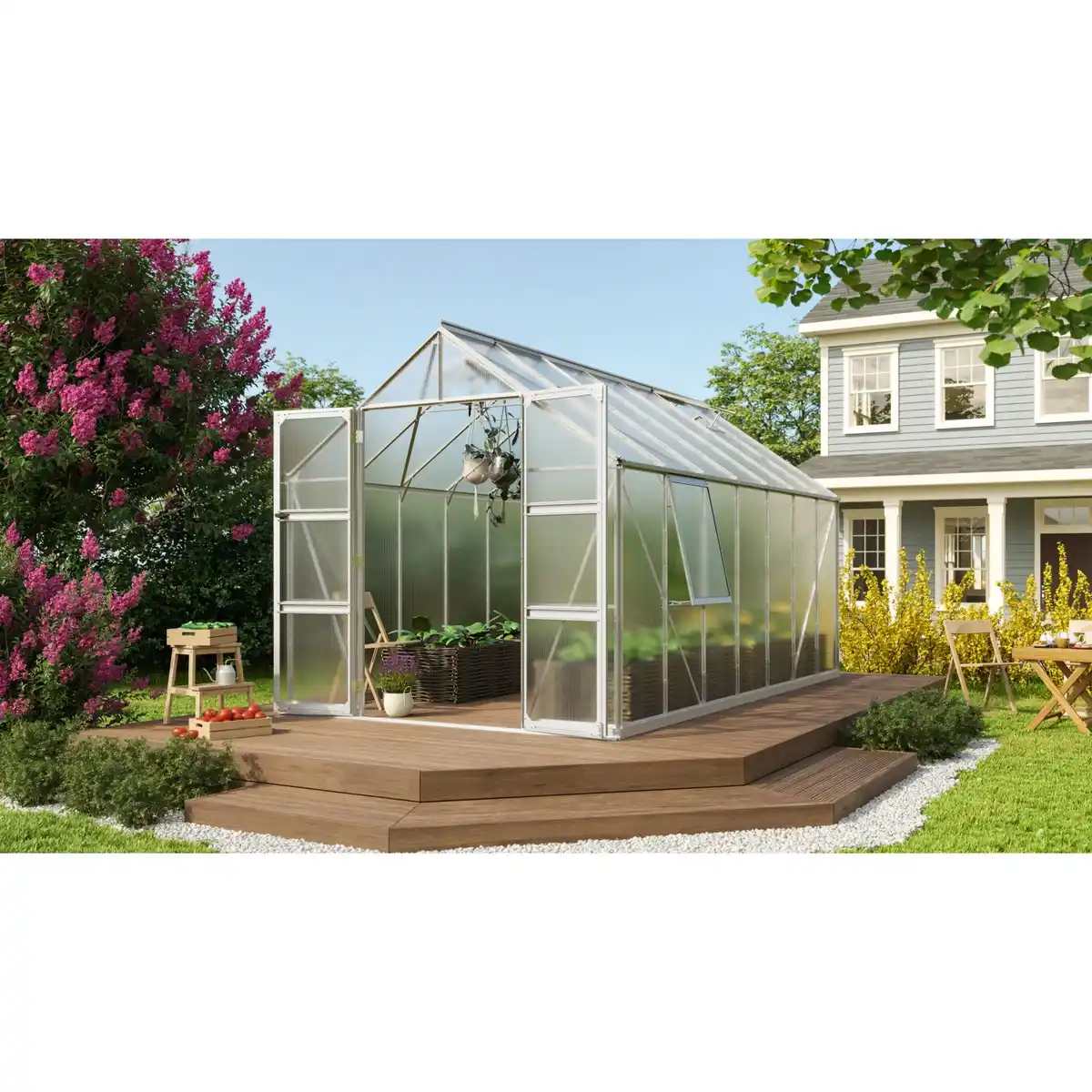 Bild 4 von Vitavia Gewächshaus Olymp 11500 HKP 6 mm Alu B 257 cm x T 449 cm