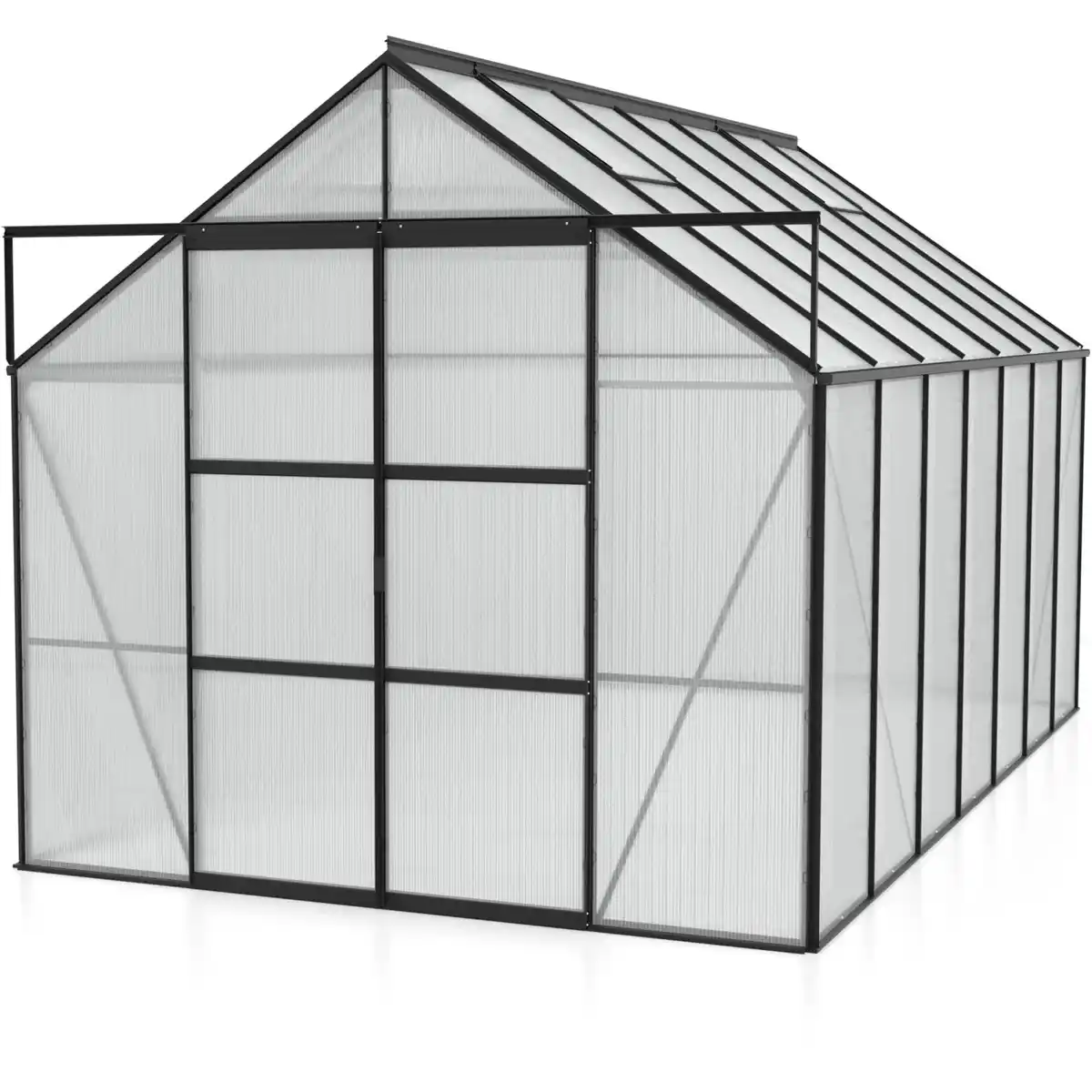 Bild 3 von Vitavia Gewächshaus Uranus 11500 HKP 6 mm Schwarz B 257 cm x T 445 cm
