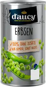 D'AUCY Erbsen, 285-g-Dose