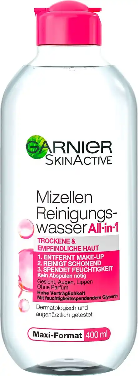 Bild 1 von GARNIER Mizellen-Reinigungswasser All-in-1, 400-ml-Fl.