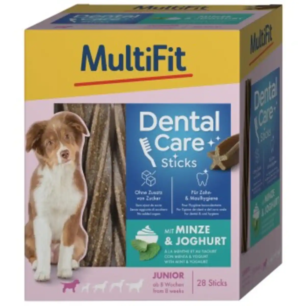Bild 1 von MultiFit Mint DentalCare sticks Junior Multipack 28 Stück