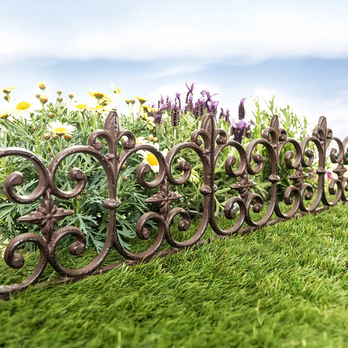 Bild 1 von Powertec Garden Antik-Blumen-Umrandung 4er-Set