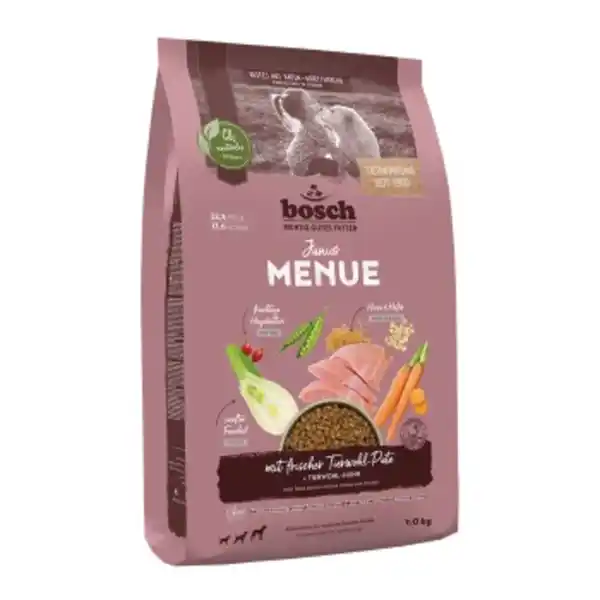 Bild 1 von bosch HPC Trockenfutter Hund Junior Menue Tierwohl-Pute 1 kg