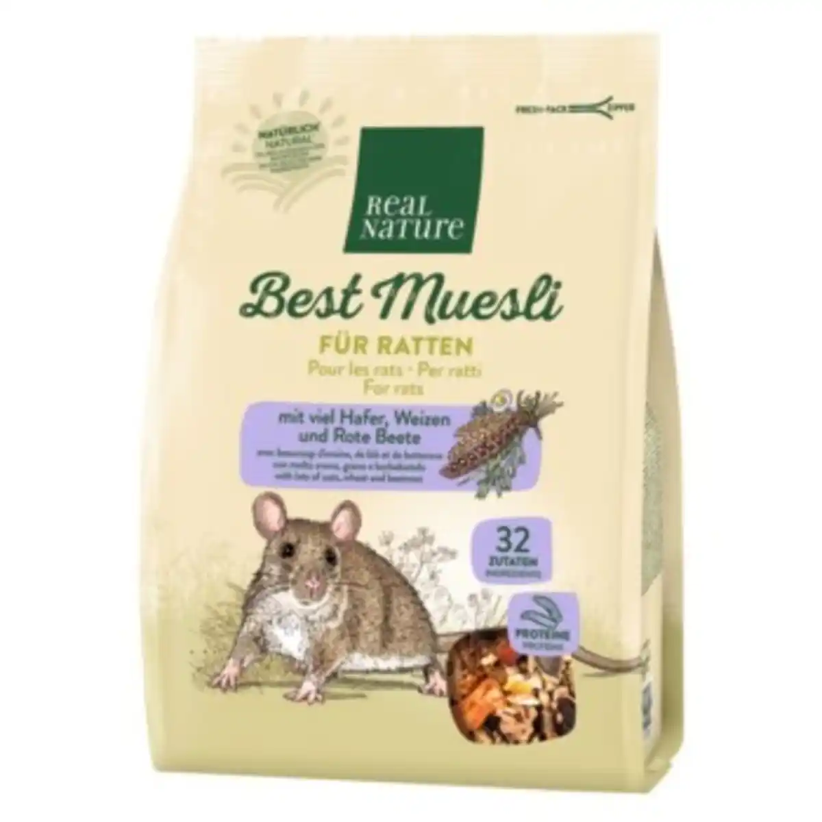 Bild 1 von REAL NATURE „Best Muesli“ für Ratten 500g