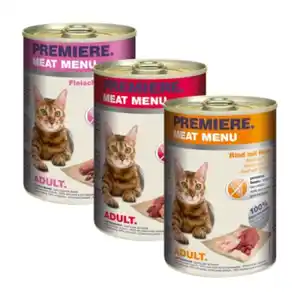 PREMIERE Meat Menu Adult Mixpaket 6x400g Mixpaket 1