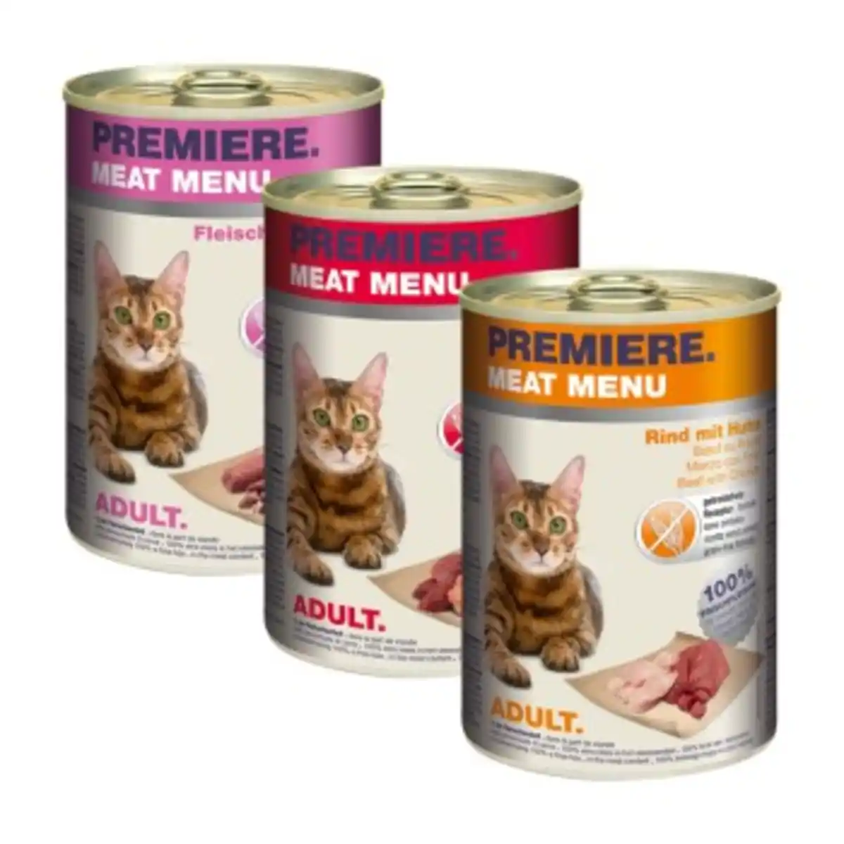 Bild 1 von PREMIERE Meat Menu Adult Mixpaket 6x400g Mixpaket 1