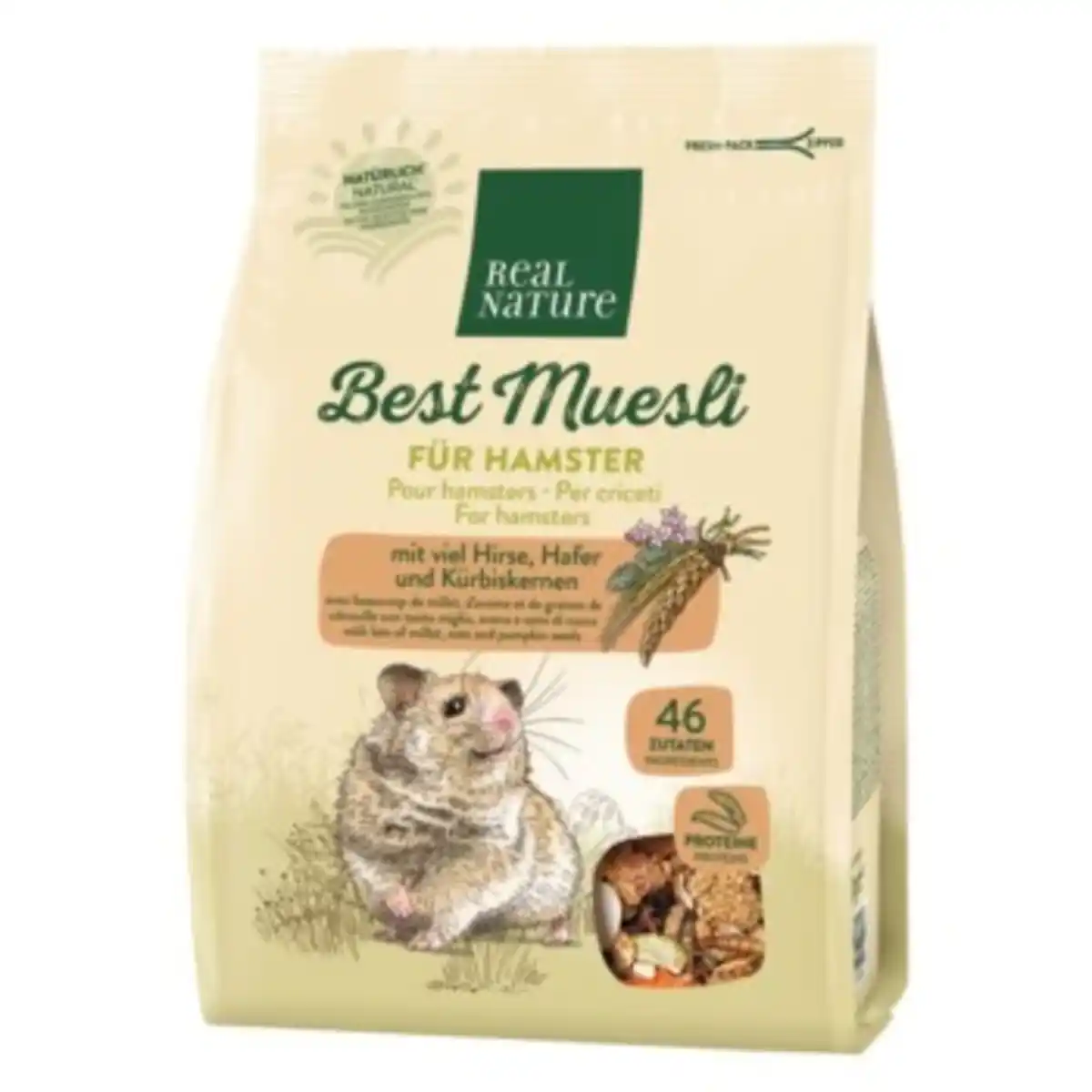 Bild 1 von REAL NATURE „Best Muesli“ für Hamster 500g