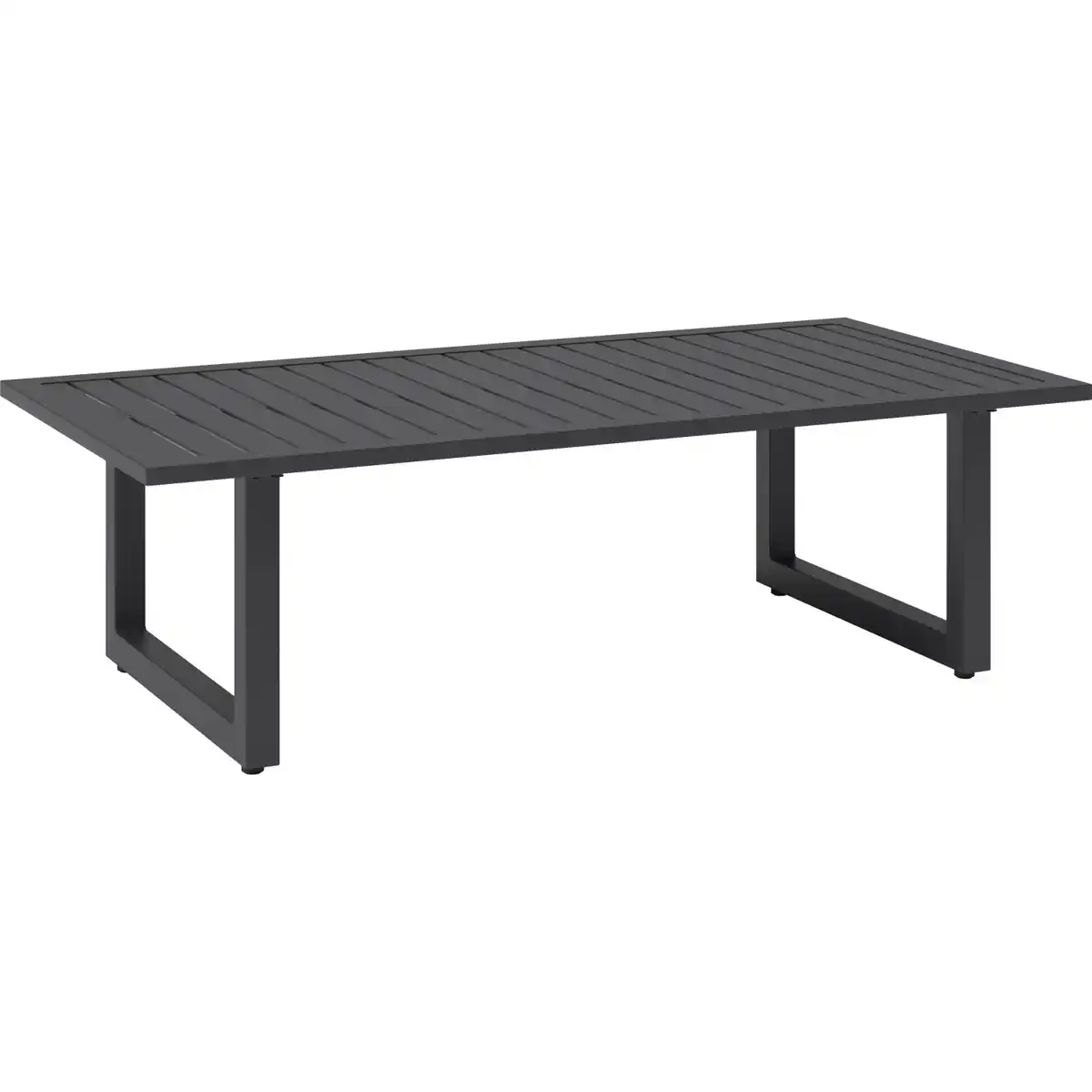 Bild 2 von Lounge-Gruppe Springtown 4-teilig Aluminium Schwarz-Dunkelgrau