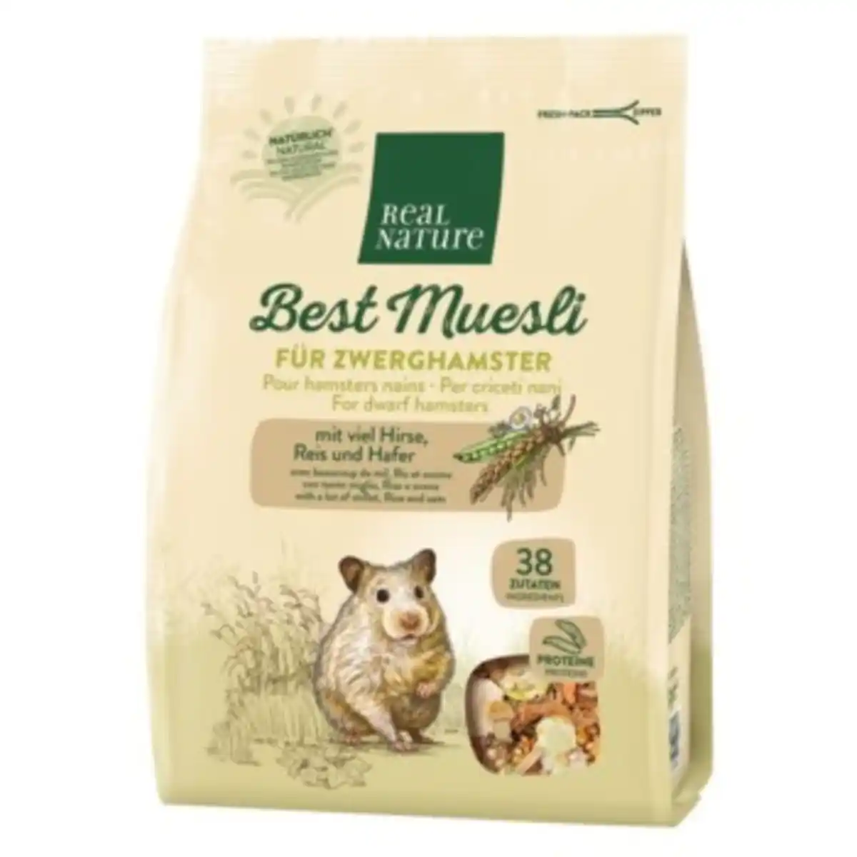 Bild 1 von REAL NATURE „Best Muesli“ für Zwerghamster 500g