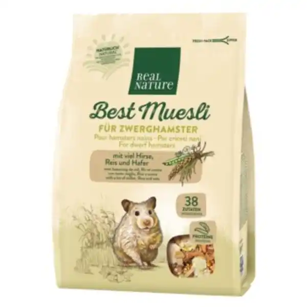 Bild 1 von REAL NATURE „Best Muesli“ für Zwerghamster 500g