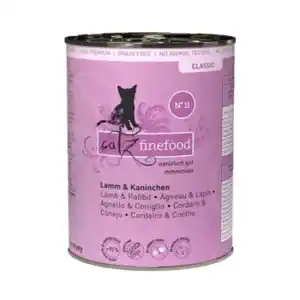 Catz finefood Nassfutter Katze Classic Adult No. 11 Lamm und Kaninchen 6x400 g