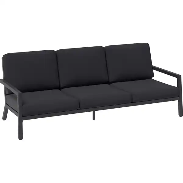 Bild 3 von Lounge-Gruppe Springtown 4-teilig Aluminium Schwarz-Dunkelgrau