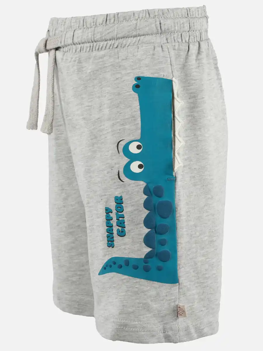 Bild 3 von Jungen Sweatshorts mit Krokodil Grau