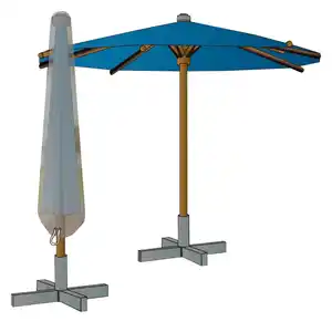 Abdeckhaube für Sonnenschirme 185x25/35cm