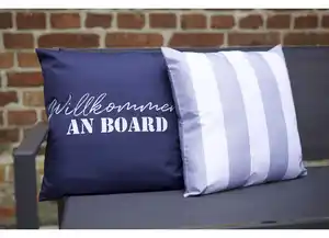 Outdoorkissen mit maritimem Motiv 45x45cm