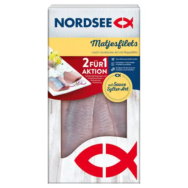 Bild 1 von NORDSEE Matjesfilet, Sauce Sylter Art