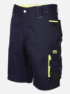Herren Arbeitsshorts mit Neondetails Blau