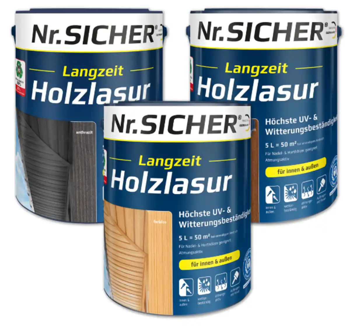 Bild 1 von NR. SICHER Langzeit-Holzlasur*