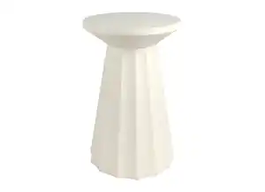 Metall-Hocker 30x46cm Beige