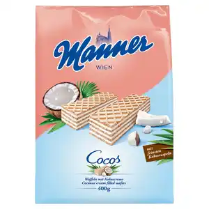 MANNER Schnitten im Beutel 400 g, Kokos
