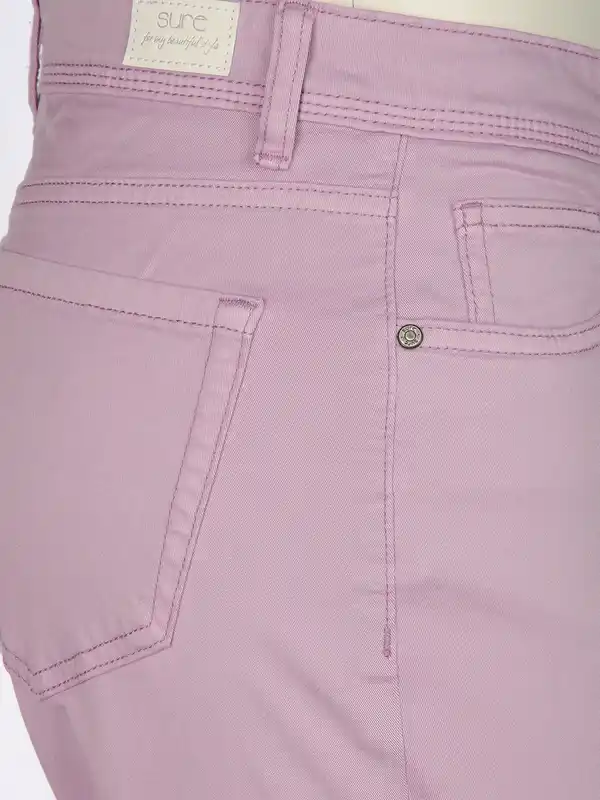 Bild 4 von Damen Caprihose in slimfit Form Lila