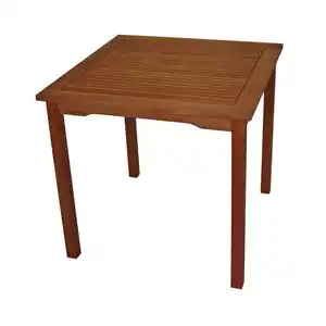 Tisch 75 x 75 cm Eukalyptus geölt