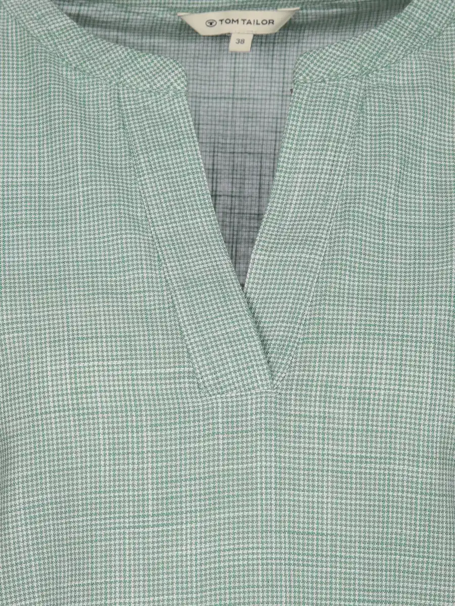 Bild 3 von Damen Blusenshirt mit Karos Grün