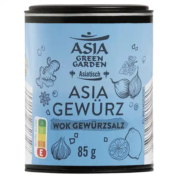 Bild 1 von ASIA GREEN GARDEN Asian Spice Mixes 85 g, Wok Gewürzsalz