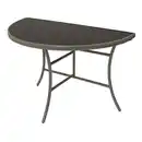 Bild 1 von Wandtisch 110 x 58 x 71 cm halbrund Stahl & Glas