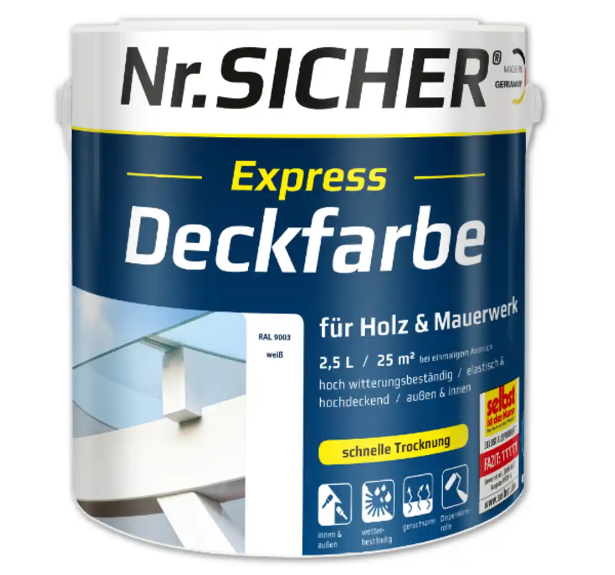 Bild 1 von NR. SICHER Deckfarbe EXPRESS*