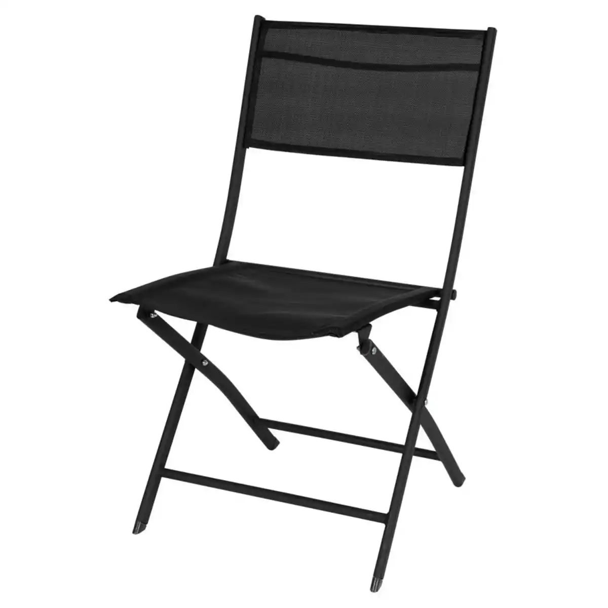 Bild 1 von Balkon-Klappstuhl mit Textilene Schwarz