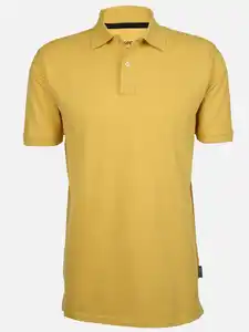 Herren Poloshirt Gelb
