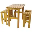 Bild 1 von Barset 5-teilig Kiefer lackiert