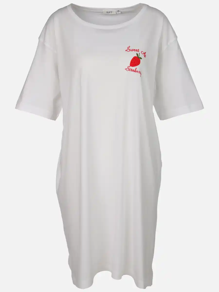 Bild 1 von Damen Oversize Nachthemd Weiß