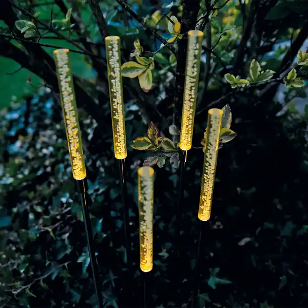 Bild 1 von XXL-LED-Solar-Acrylstecker 5er - Warmweiß