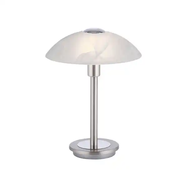 Bild 2 von Tischleuchte ENOVA, dimmbar, Glas in Alabaster Dekor, Stahl