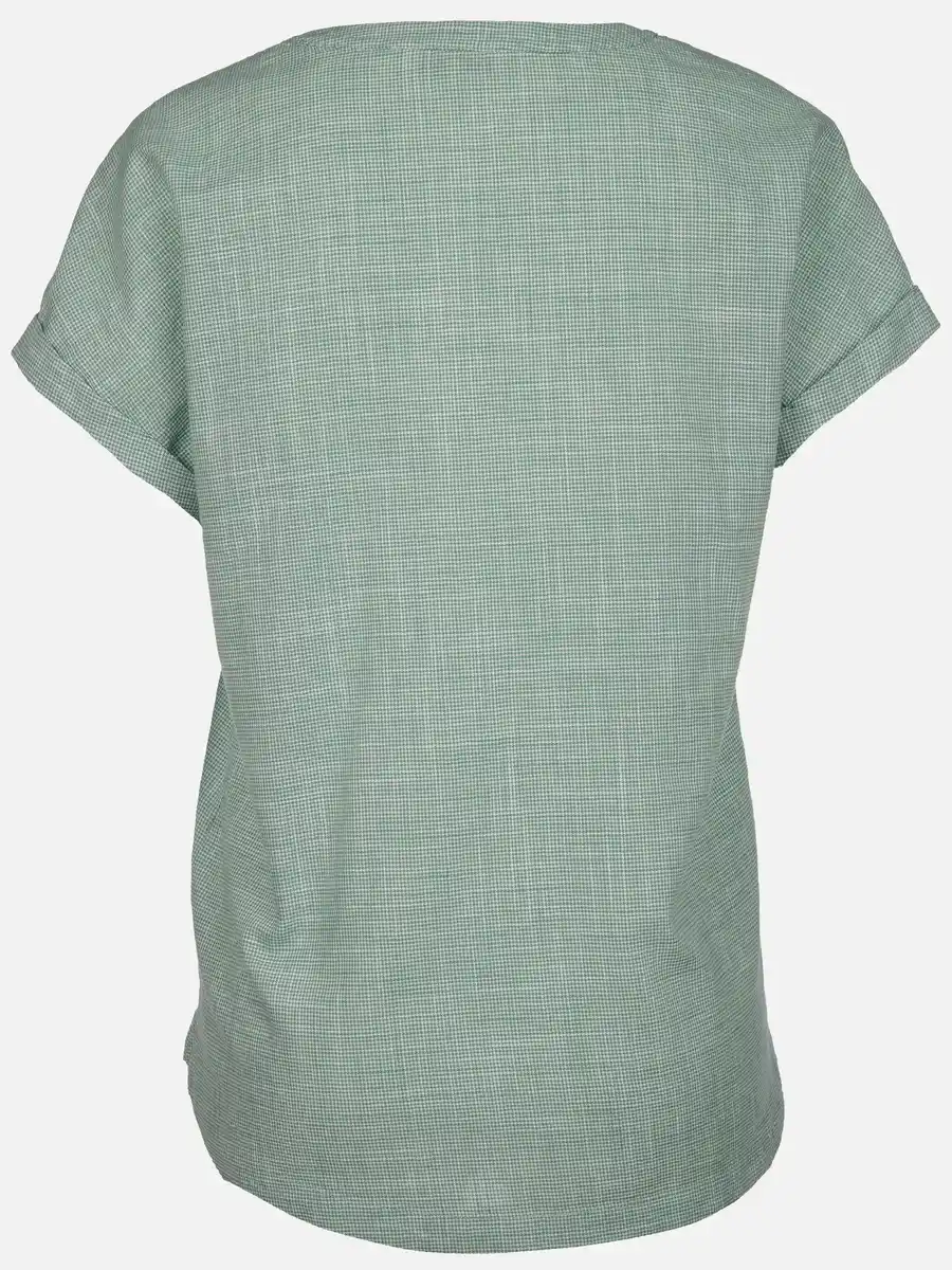 Bild 2 von Damen Blusenshirt mit Karos Grün