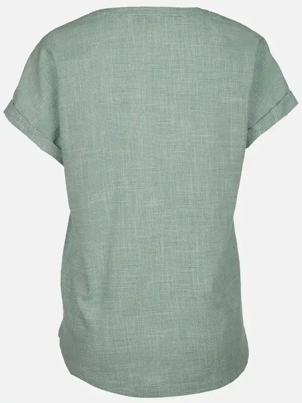 Bild 2 von Damen Blusenshirt mit Karos Grün