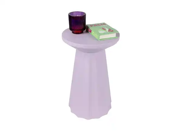 Bild 1 von Metall-Hocker 30x46cm Violett