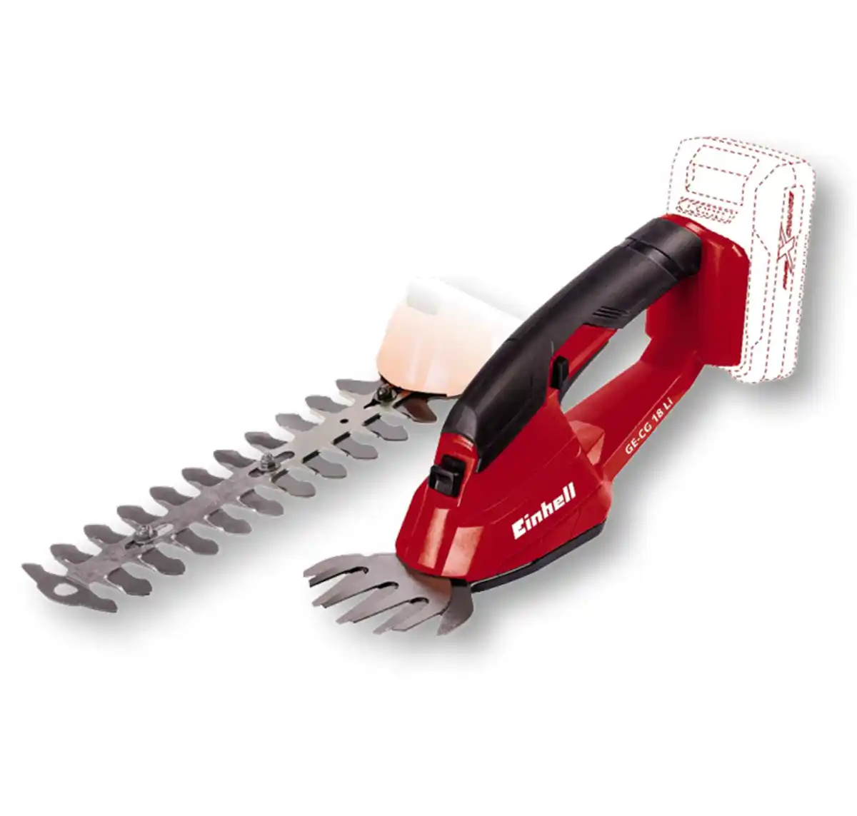 Bild 1 von Einhell Akku-Gras-/Strauchschere »GC-CG 18 Li« – Solo
