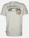 Bild 2 von Herren Henleyshirt mit Front-und Backprint Weiß