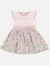 Bild 1 von Baby Mädchen Kleid mit Alloverprint Weiß