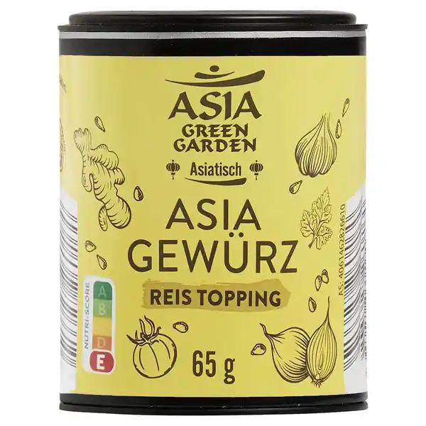 Bild 1 von ASIA GREEN GARDEN Asian Spice Mixes 65 g, Reis Topping