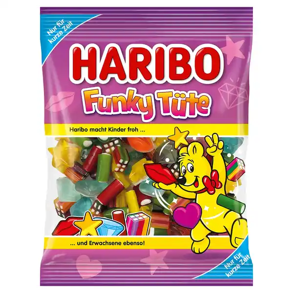 Bild 1 von HARIBO Meine Tüte 4-fach, Funky Tüte 175 g