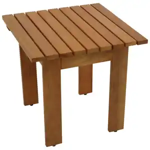Beistelltisch 45 x 45 cm Eukalyptus geölt